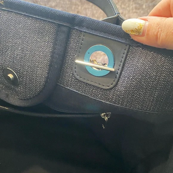 Chanel Deauville Tote Canvas Bag - Picture 9 of 13